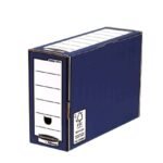 Premium 127mm Transfer File Blue (FSC) Pack of 10 127x254x359mm