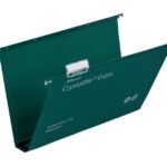 Rexel Crystalfileâ„¢ Extra Foolscap Suspension File 50mm Green (25)