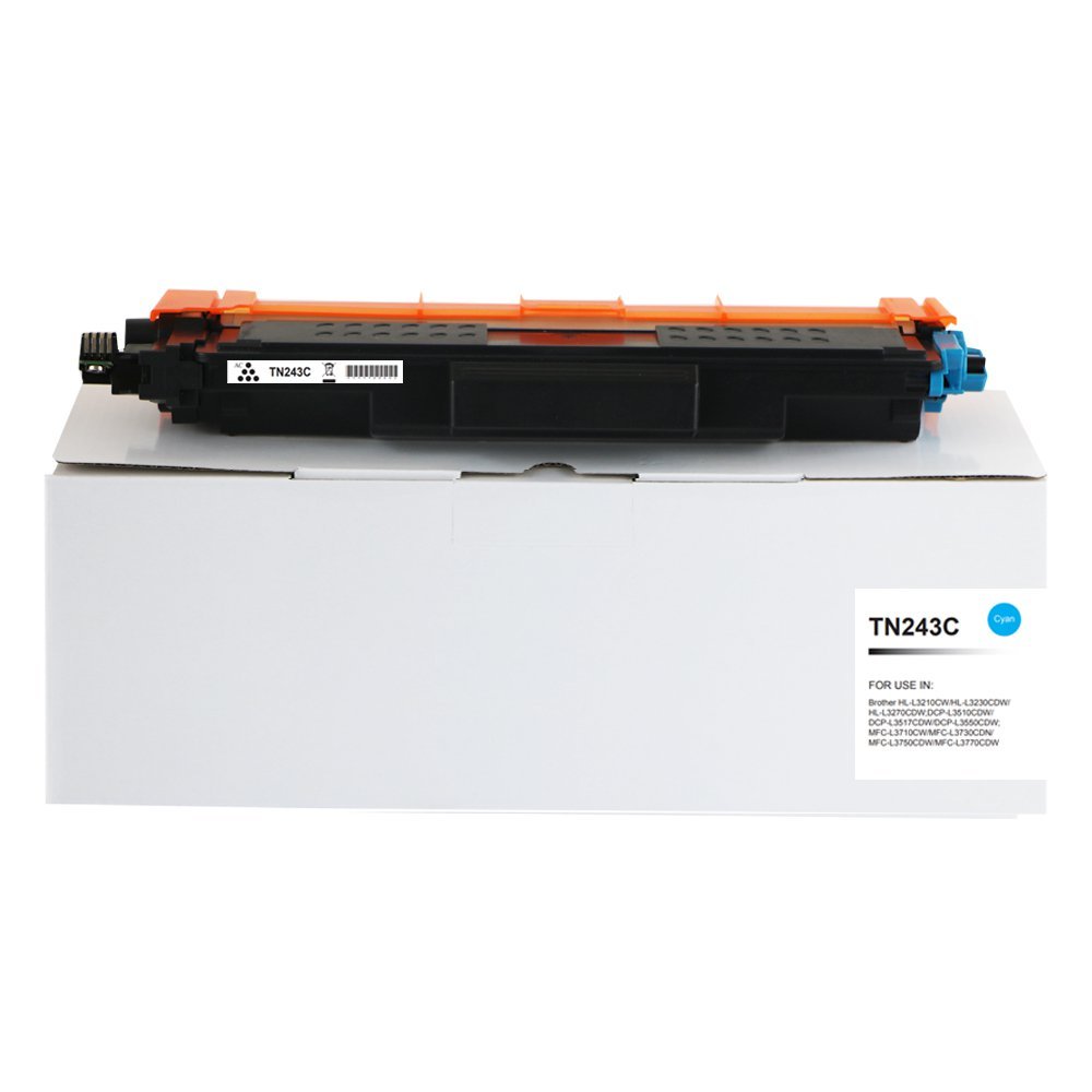 11112244 Comp Brother TN243C Cyan Toner - Image 1