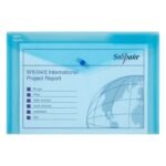 Snopake Polyfile Foolscap Blue- 5 Files
