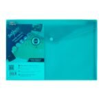 Snopake Polyfile Foolscap Electra Green- 5 Files
