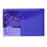 Snopake Polyfile Foolscap Electra Purple- 5 Files