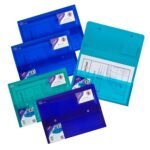 Snopake PolyPlus A4 Electra Assorted- 5 Files