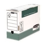 System 120mm Folio Transfer File Green (FSC) Pack of 10 360x255mm