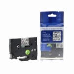 Comp Brother P Touch TZe-131 (YT-131) Labelling Tape Cassette Black on Clear also for TZ-131