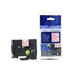 Comp Brother P Touch TZe-232 (YT-232) Labelling Tape Cassette Red on White also for TZ-232