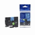Comp Brother P Touch TZe-521 (YT-521) Labelling Tape Cassette Black on Blue also for TZ-521
