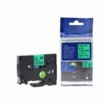 Comp Brother P-Touch TZe-731 Labelling Tape Cassette Black on Green also for TZ-731