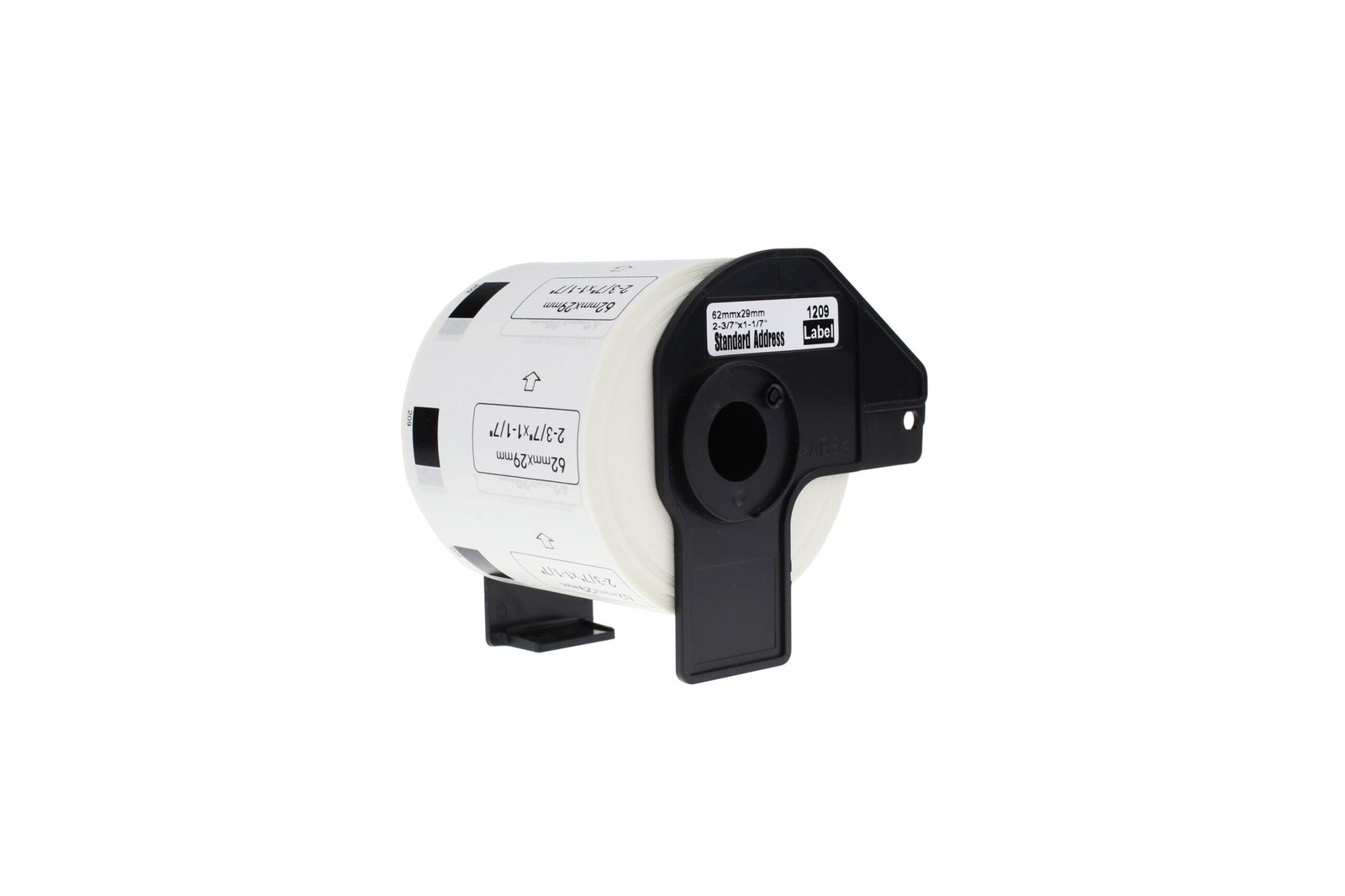 12911209 Comp Brother DK-11209 Small White Paper Add Labels Roll of 800 (62mm x 29mm) - Image 1