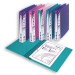 Snopake Executive Ringbinder 2/25 'O' Ring A4 Electra Asstd- 10 Binders