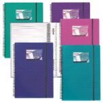 Snopake FSC NoteGuard 75 Sheets/ 150 Pages A4 Notebook- 5 Books