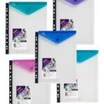 Snopake Polyfile RingBinder Wallet HC/P A4 Electra Colours- 5 Files