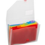 Snopake Rainbow 6 part Expanding Organiser A4- 1 Organiser