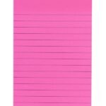 Snopake FSC Line Pad - Neon Magenta- 1 Pack
