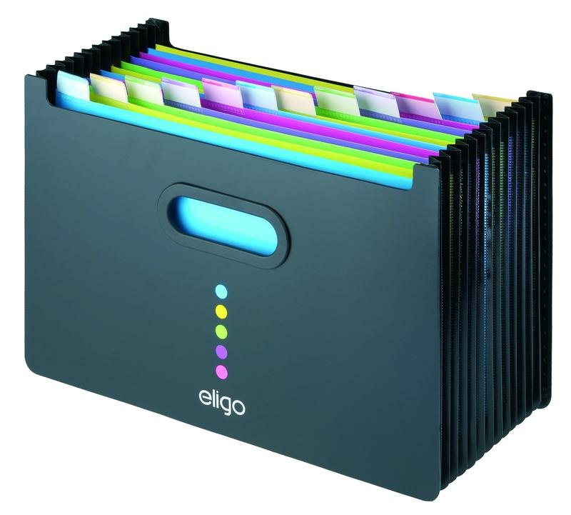 15859_1 Snopake Eligo Desk Expander 13-Part landscape- 1 Expander - Image 1