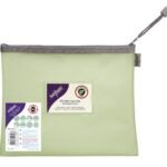 Snopake EVA Pastel Mesh HC A5 Zippa Bag - Green- 3 Bags