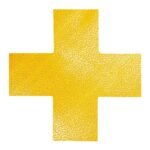 Durable Floor Shape Cross Yellow (10)