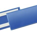 Durable Adhesive Pocket 210x74mm Blue (50)