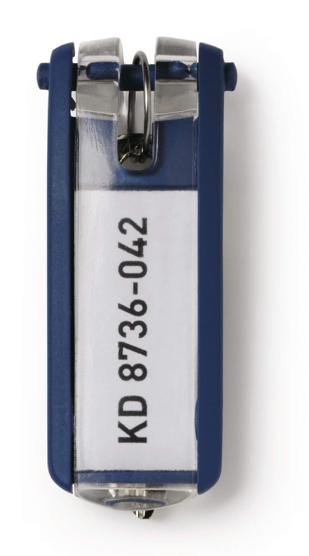 195707_1 Durable Key Clips 6 Dark Blue (6) - Image 1