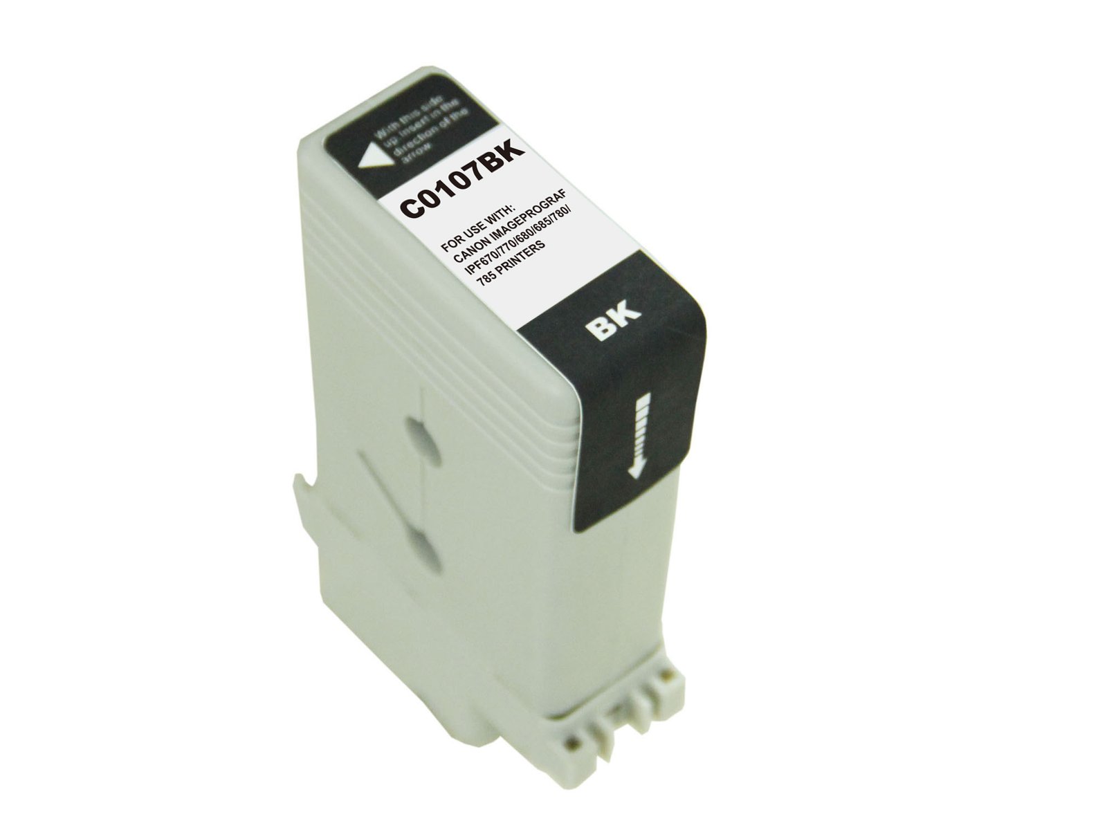 23510108 Comp Canon G+G PFI-107BK Black Ink Ctg - Image 1