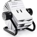 Durable TELINDEX Rotary File Black