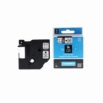 Comp Dymo LM100 Labelling Tape Cassette 40913 S0720680 Black on White