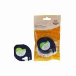 Comp Dymo  91200 Paper Labelling Tape Cassette Black on White 12mm x 4m LetraTAG