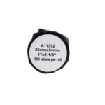 Comp Dymo 11352 Large Return Address Labels (Paper) Pack of 500 S0722520 (25mm x 54mm)