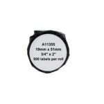 Comp Dymo 11355 Multipurpose Labels (Paper) Pack of 500 S0722550 (19mm x 51mm)