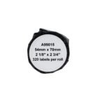 Comp Dymo 99015 Large Multipurpose Labels (Paper) Pack of 320 S0722440 (54mm x 70mm)
