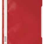 Durable Clear View A4 Folder Red (50)