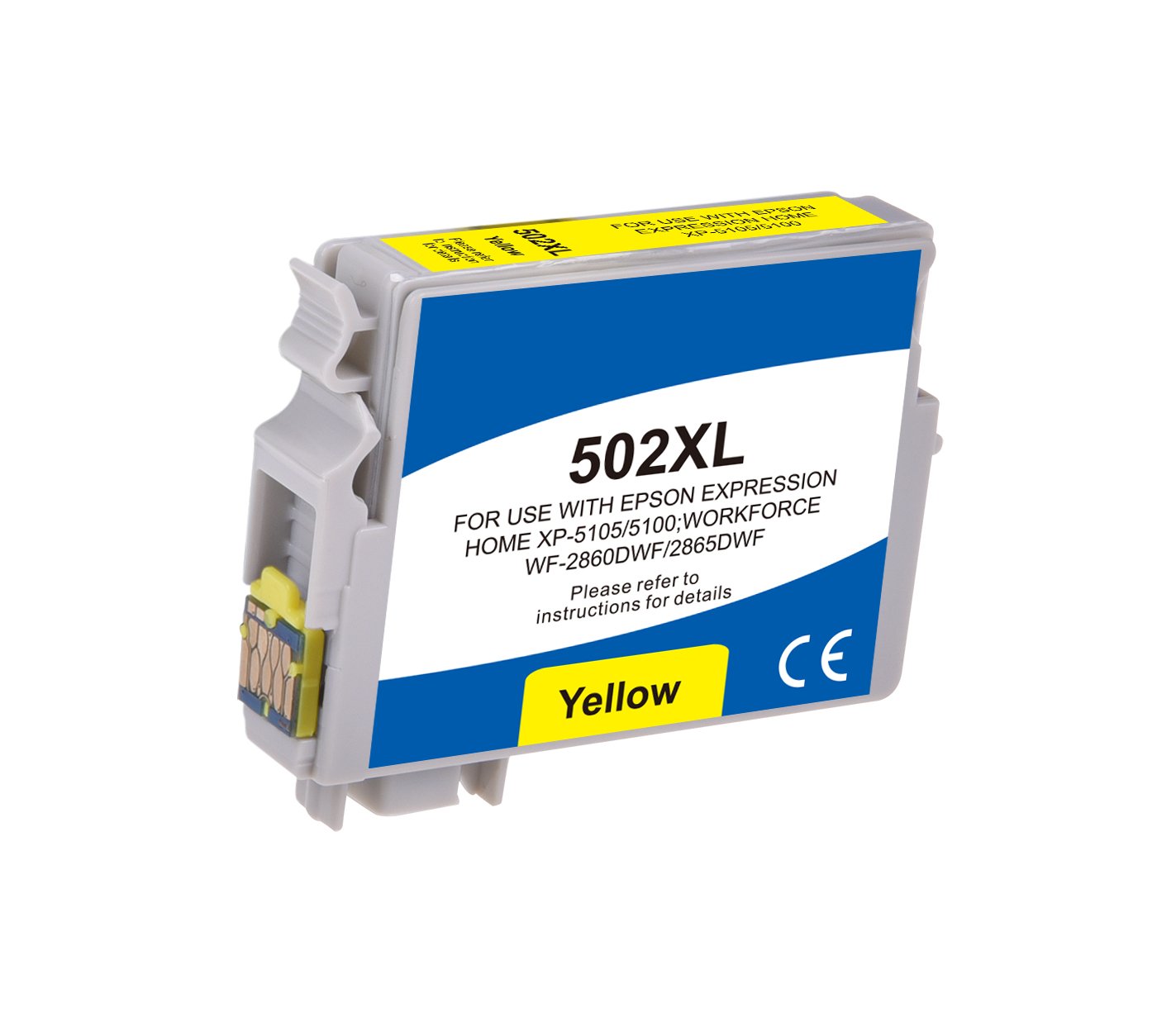 26510505 Comp Epson G+G 502XLY Hi Cap Yellow Ink Ctg C13T02W44010 - Image 1