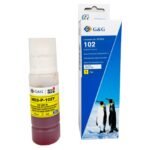 Comp Epson 102 Ecotank Yellow Ink Bottle C13T03R440 - UNBOXED