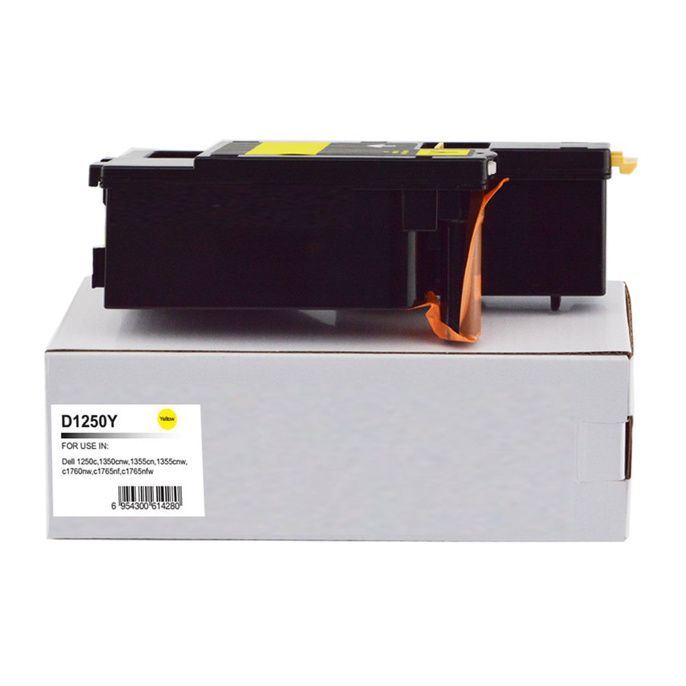 28131254 Comp Dell 1250 Yellow Toner 593-11019 - Image 1