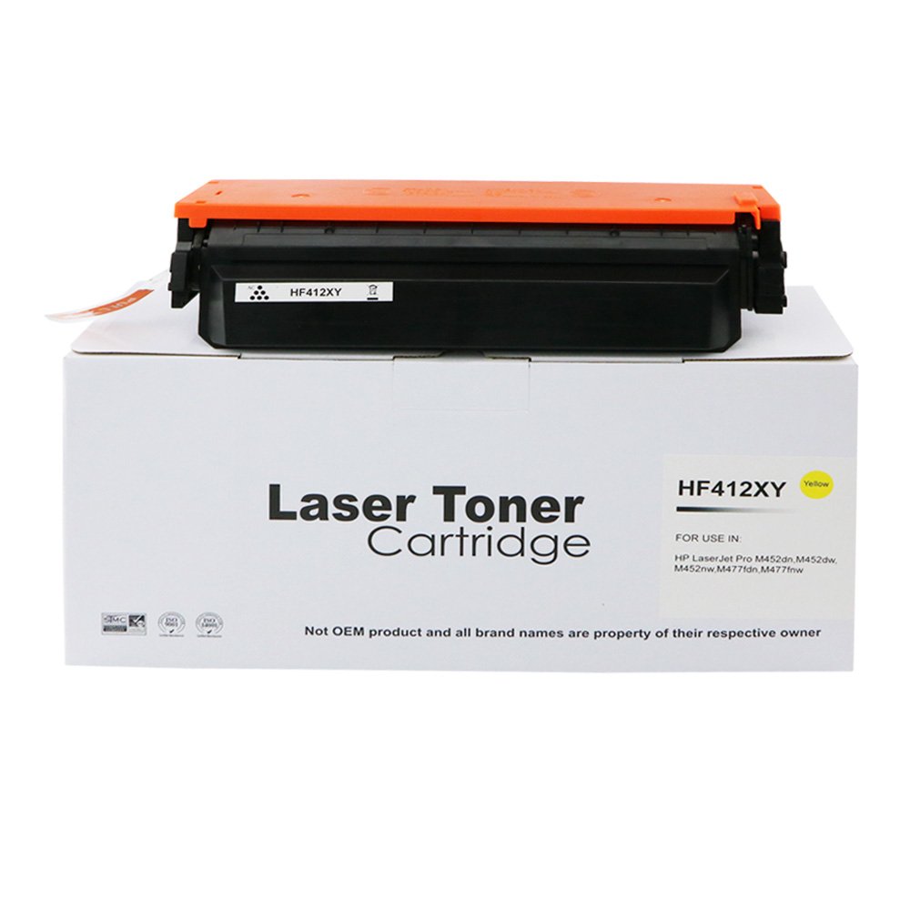 30130459 Compatible HP CF412X Yellow Hi Yld Toner also for HP 412X - Image 1