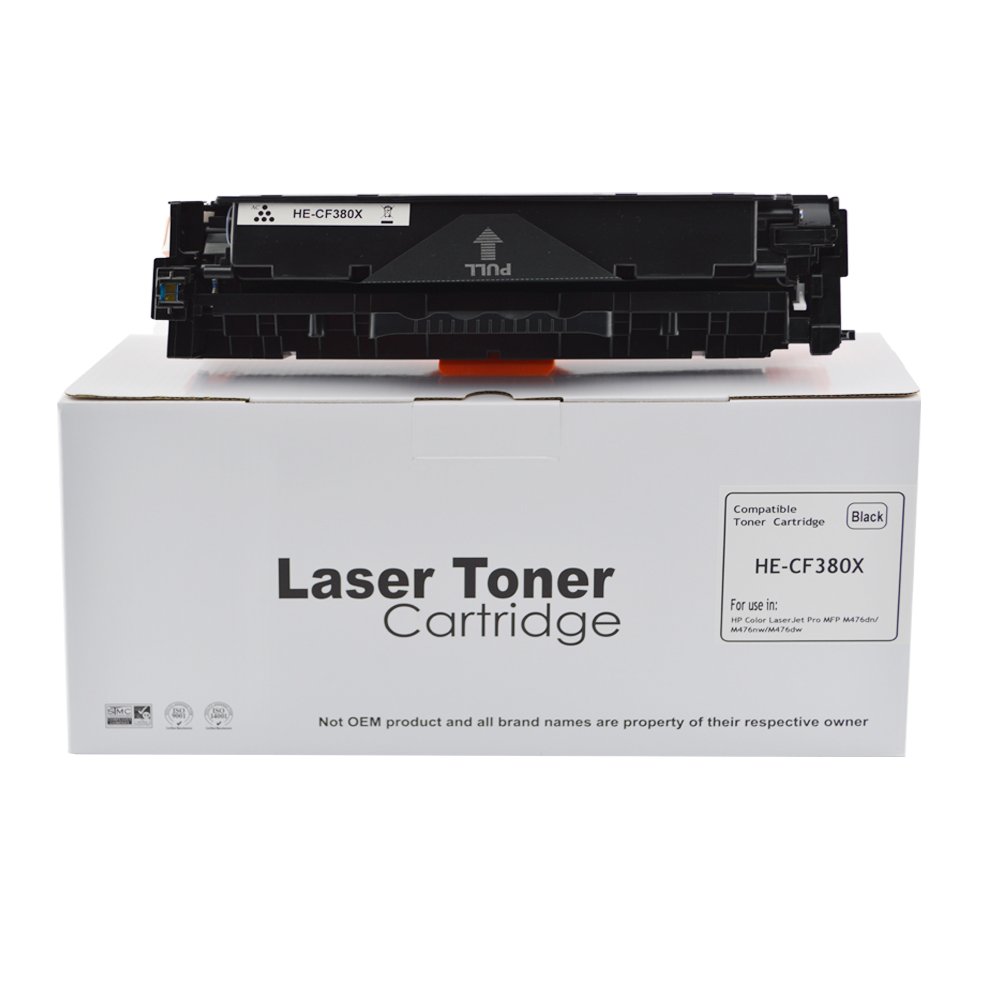 30130477 Comp HP LJ Pro M476 CF380X Hi Yld. Black Toner also for 312X - Image 1
