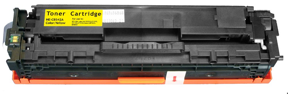 30131218 Comp HP Laserjet 1215 Yellow Toner CB542A also for Canon EP716Y 1977B002AA - Image 1