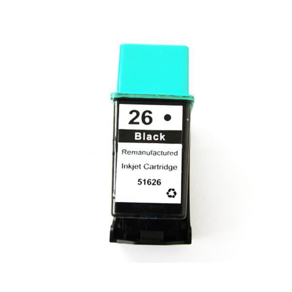 31510026 Reman HP 51626A Black Inkjet Ctg - Image 1