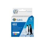 Reman HP G+G 652 Tri-Colour Ink Cartridge F6V24AE - Higher yield than OEM - Image 3