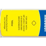 Reman HP G+G 831 Yellow Latex Wide Format Ink Ctg CZ697A HP 831