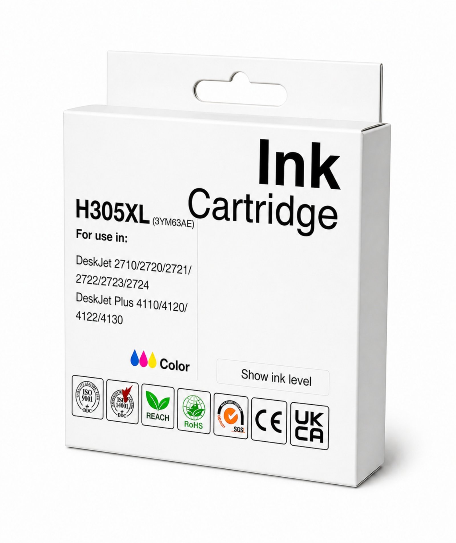 31512721 Reman HP 3YM63AE Hi Cap Tri Colour Ink Ctg 305XL - Can use in e suffix printers - Image 1
