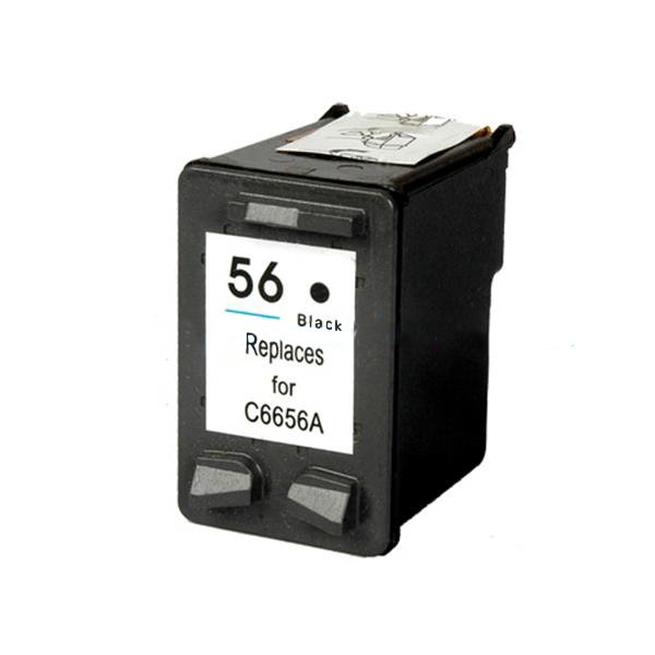 31516656 Reman HPC6656A Black Ink Ctg No 56 - Image 1