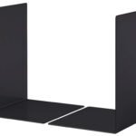 Durable Bookends Large Set of 2 Black (2)