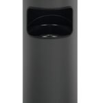 Durable Round Ashtray Bin 17L Grey