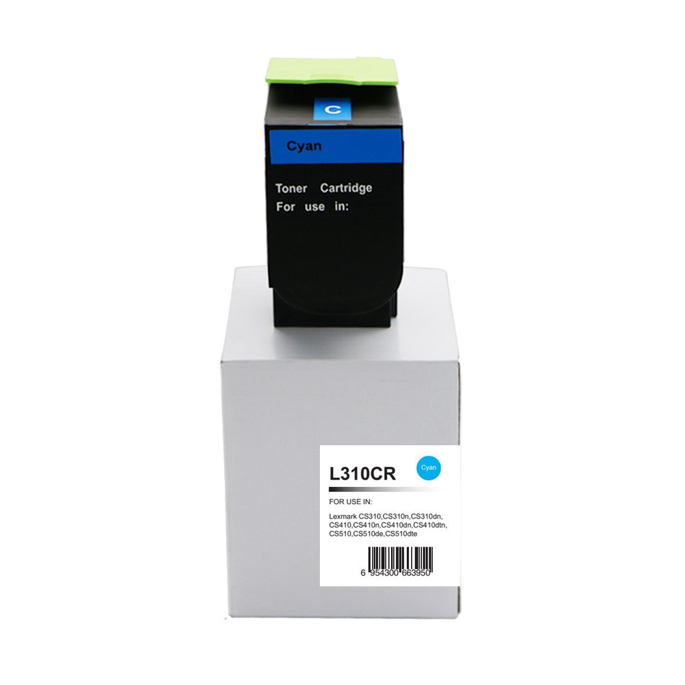 35130703 Reman Lexmark CS310 Cyan Toner 70C2HC0 702HC also for 700H2 - Image 1