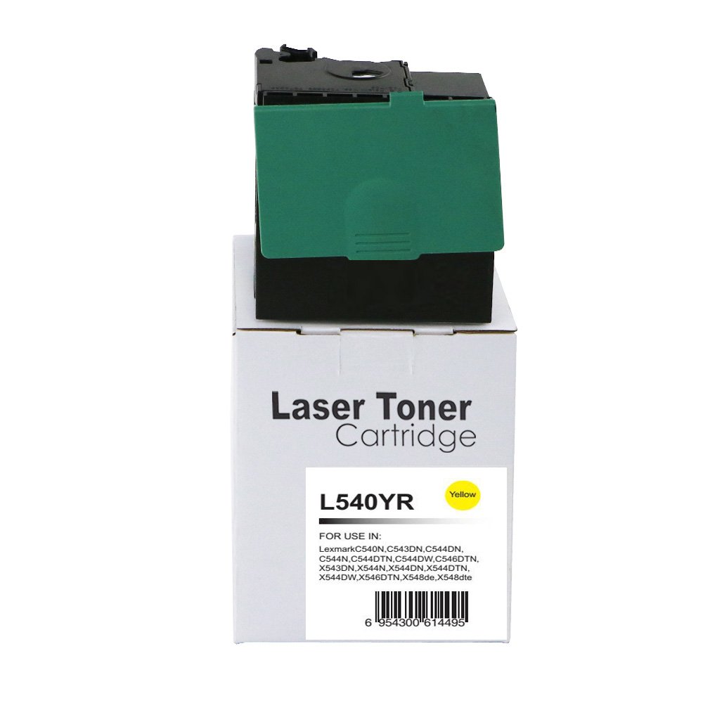 35144540 Reman Lexmark C540 Yellow Toner C540H2YG - Image 1