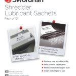 Snopake Shredder Lubricant Sachets- 10 Packs of 12 Sachets