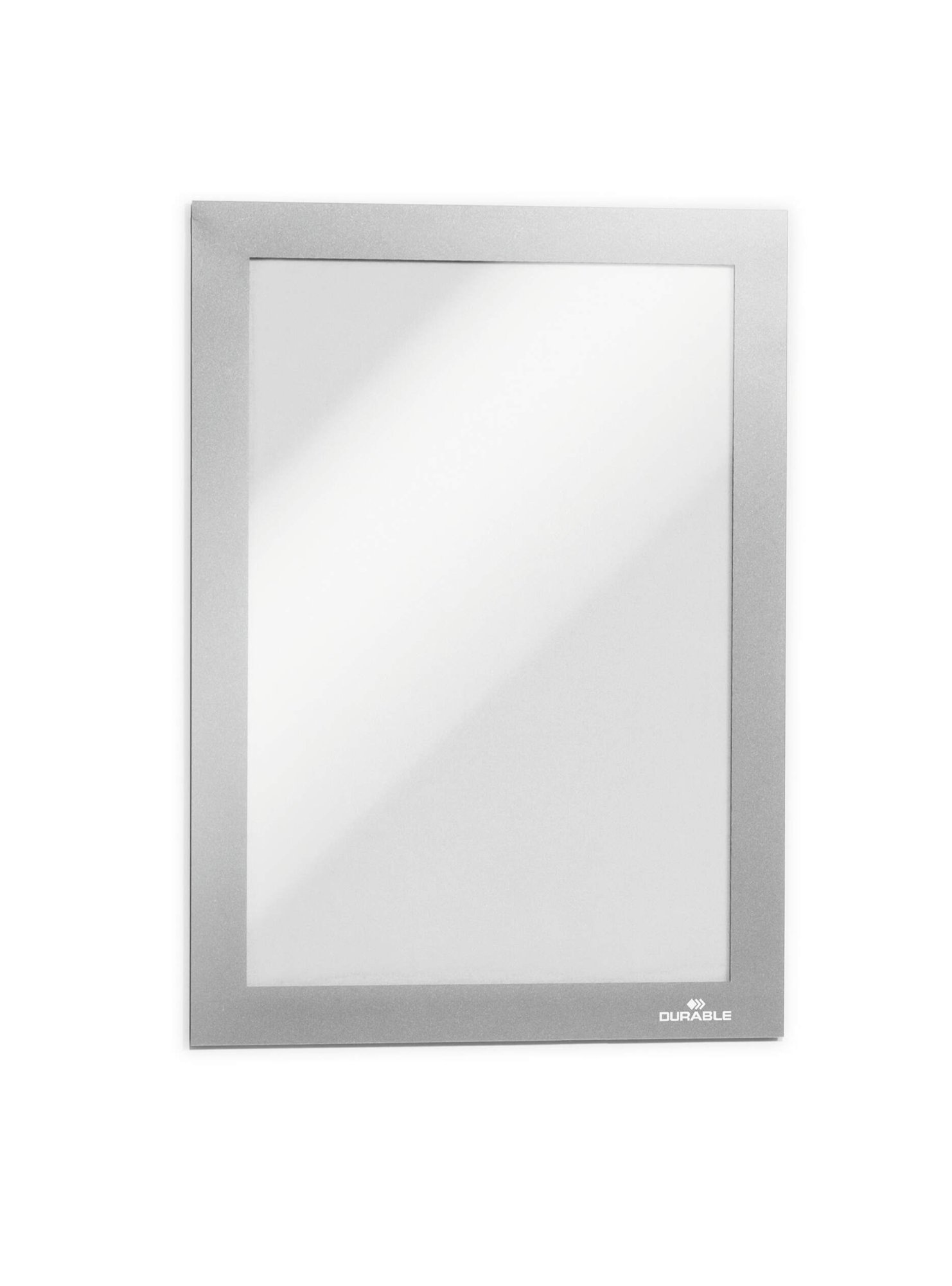 487123_1 Durable DURAFRAME Adhesive A5 Silver (2) - Image 1
