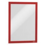 Durable DURAFRAME Adhesive A4 Red (2)