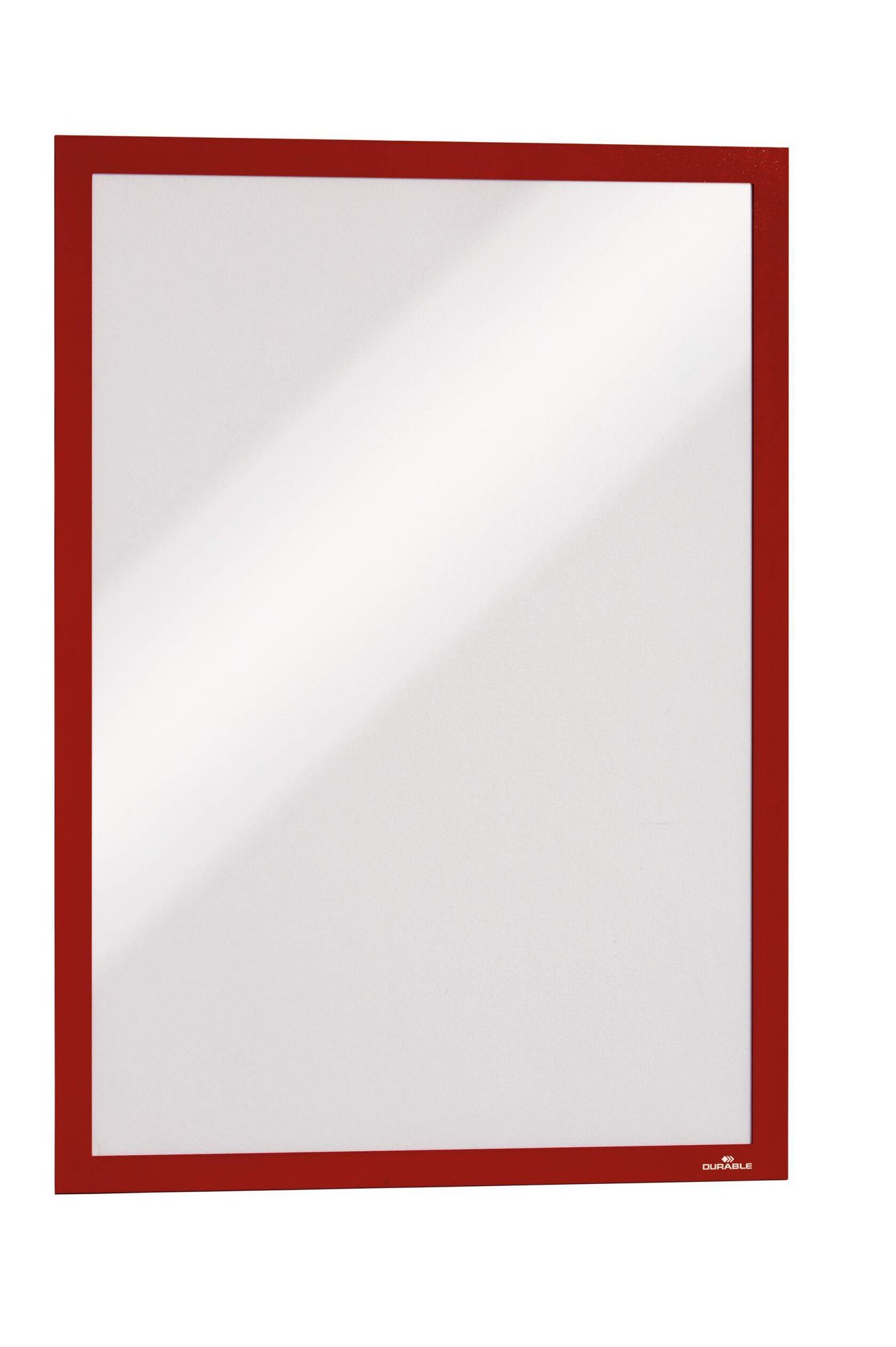 488303_1 Durable DURAFRAME Adhesive A3 Red (6) - Image 1